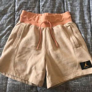 JORDAN Pink Flight Fleece Shorts Women's Size Small